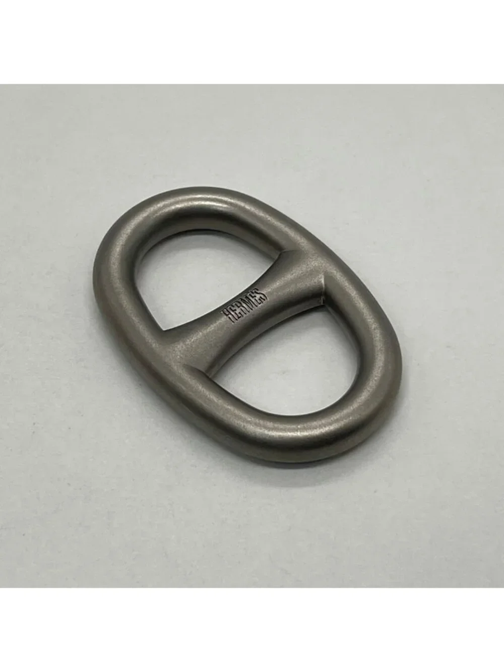 Hermes Chaine D'Ancre Scarf Ring Silver